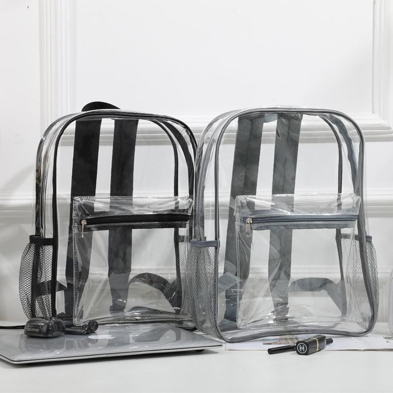 Canvas Backpack Casual - Hot Sale Transparent PVC Outdoor Sports