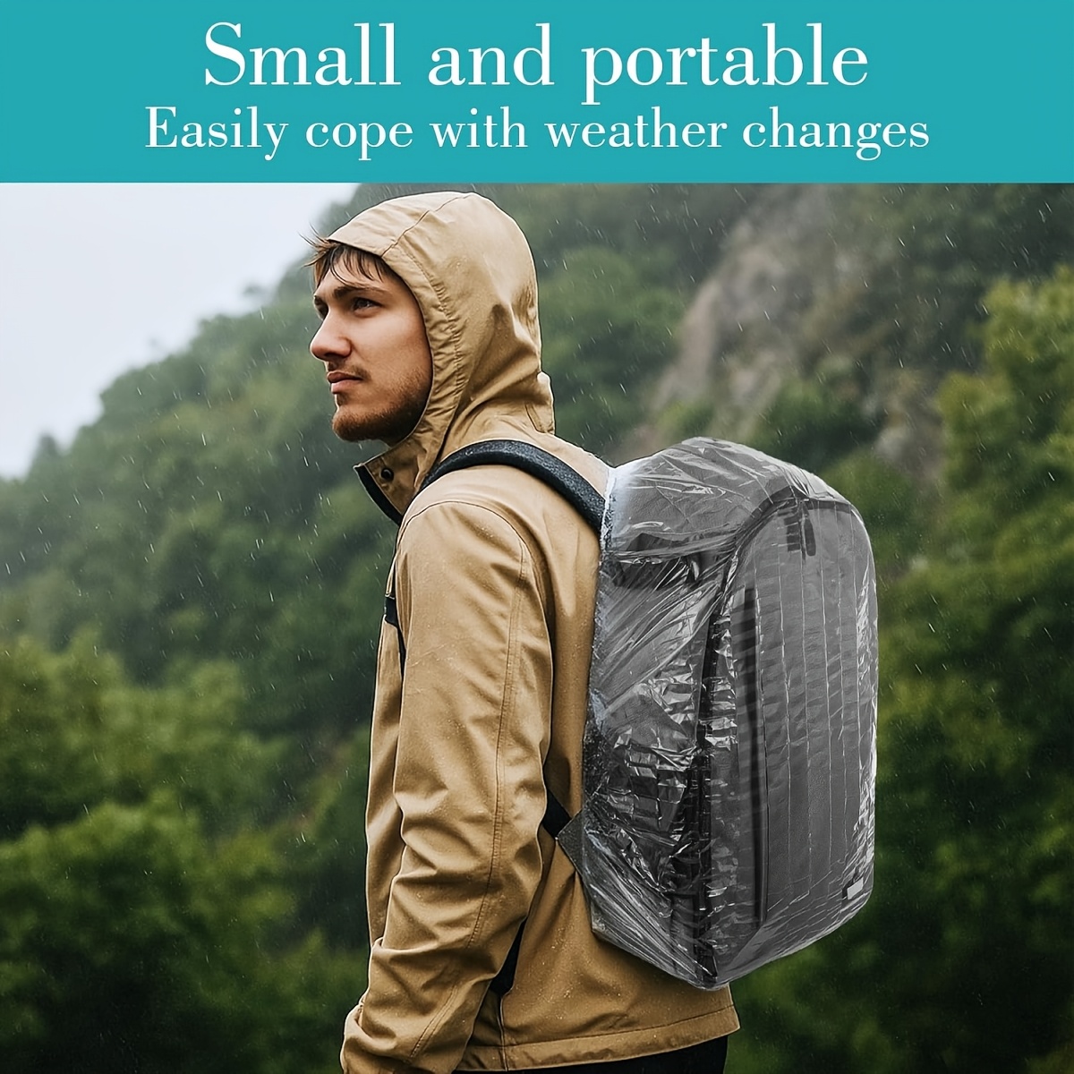 10Pcs Elastic Disposable Backp - Rain Cover Backpack review and price