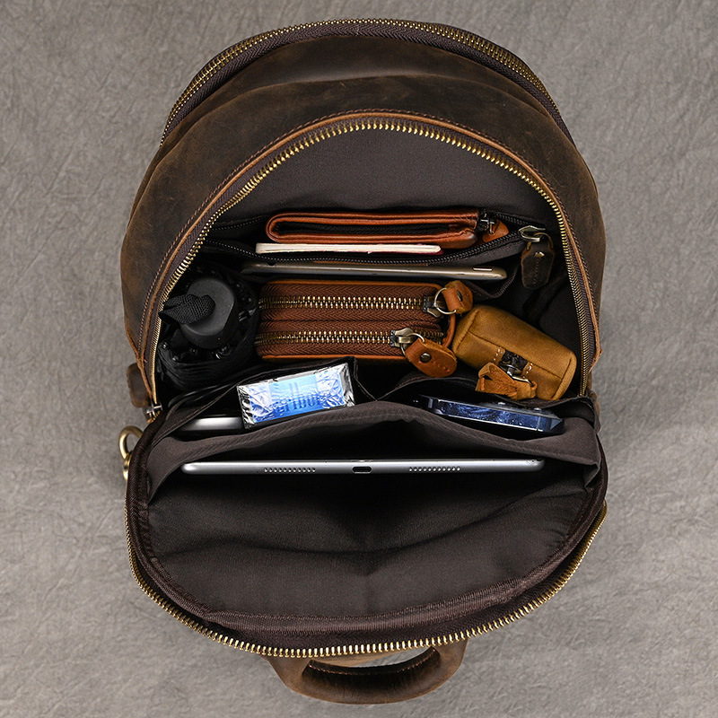 Large Size Causal Chest Bag Ge - Leather Backpack Vintage review and price